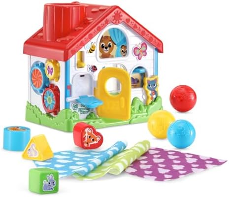 LeapFrog 4-in-1 Discovery House Hands-On Infant Busy Toy