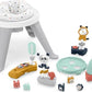 Fisher-Price Baby to Toddler Toy 3-in-1 Spin Sort Activity Center and Play Table with 10