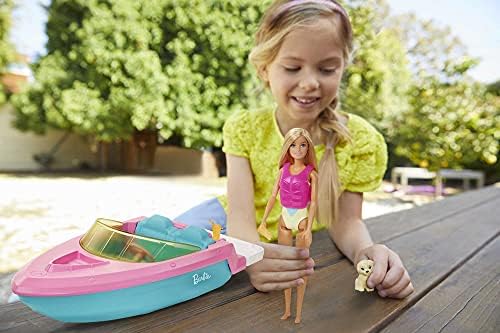 Barbie Boat with Puppy and Themed Fits 3 Doll