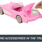 Barbie Hot Wheels RC Corvette from The Movie Full-Function Remote-Control Toy Car Holds 2 Doll