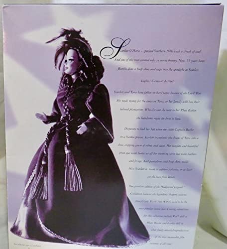 Barbie Hollywood Legends Collection Barbie Doll Scarlett O'Hara in Green Drapery Dress