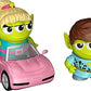 Mattel Pixar Alien Action Figures 2-Pack Barbie and Ken Remix Figures with Toy Car Giftsa