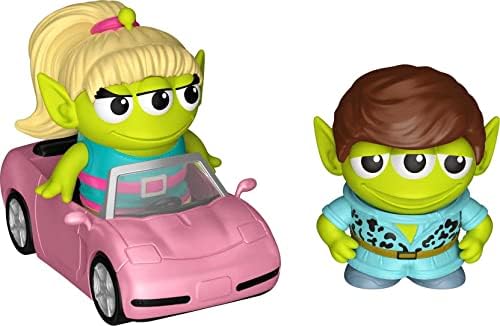 Mattel Pixar Alien Action Figures 2-Pack Barbie and Ken Remix Figures with Toy Car Giftsa