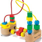 Melissa & Doug Melissa Doug First Bead Maze - Wooden Educational Toy for Floor High Chair