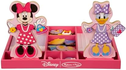 Melissa & Doug Melissa Doug Disney Minnie Mouse and Daisy Duck Magnetic Dress-Up Wooden Doll