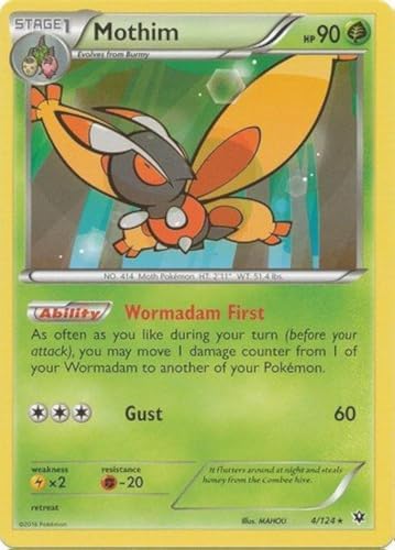Pokemon - Mothim 4124 - XY Fates Collide