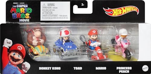 Hot Wheels The Super Mario Bros. Movie Track Set Jungle Kingdom Raceway Playset