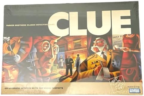 Hasbro Parker Brothers Classic Detective Game- 1996 Version
