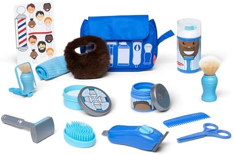 Melissa & Doug Melissa Doug Barber Shop Shaving Toy for Boys and Girls Ages Wearable