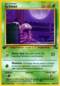 Pokemon - Grimer 48 - Fossil