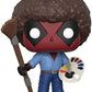 Funko Pop Marvel X-Men Deadpool Playtime - Bob Ross Deadpool Vinyl Figure Bundled with