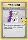 Pokemon Imposter Professor Oak - Celebrations - 73102 - Holo Rare - Pokemon Card