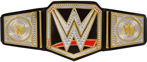 Mattel WWE Championship Title Belt Kid-Sized Wearable Role-Play Costume Accessory with