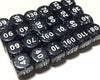 Pokemon Dice x24 Set - Damage Counters - Black WGlitter - Trainer Toolkit