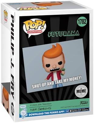 Funko Pop Vinyl Fig. Futurama Philip J. Fry Meme EE