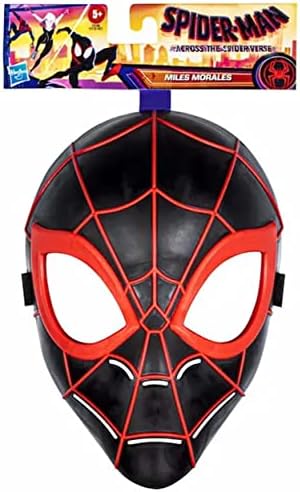 Marvel Spider-Man Marvel Across The Spider-Verse Miles Morales Mask for Roleplay and