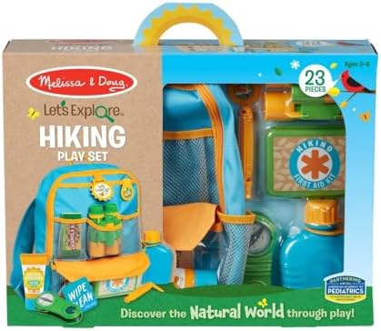 Melissa & Doug Melissa Doug Let's Explore Binoculars Compass Toy Outdoor Activity for