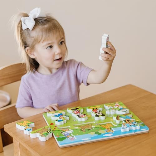 Melissa & Doug Melissa Doug Disney Mickey Mouse Wooden Chunky Puzzle