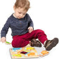 Melissa & Doug Melissa Doug First Play Wooden Touch and Feel Puzzle