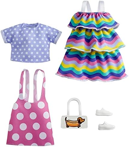 Barbie Fashions 2-Pack Clothing Set 2 Outfits Doll