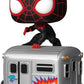 Funko POP Trains Disney 100 - Marvel Miles Morales on Subway Car - Spider-Man - Collectable Vinyl Figure