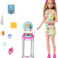 Barbie Skipper Doll Playset with Babysitting Set Themed to Mealtime Color-Change Toy Play