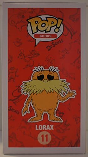 Funko Pop Dr. Seuss Lorax Flocked Figure - Summer Convention