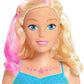 Barbie Dreamtopia Mermaid Styling Head 22 pieces for Ages 3 Up by Just Play