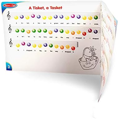 Melissa & Doug Melissa Doug Learn-To-Play Piano With 25 Keys and Color-Coded Songbook Toy