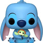 Funko Lilo Stitch POP Disney Stitch Vinyl Figure 1353 with Turtle Gold