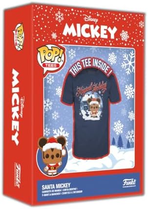 Funko Pop Boxed Tee Disney Holiday - Santa Mickey - S