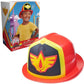 Disney Junior Firebuds Bo's Firefighter Hat with Light and Sounds Pretend Play Costume