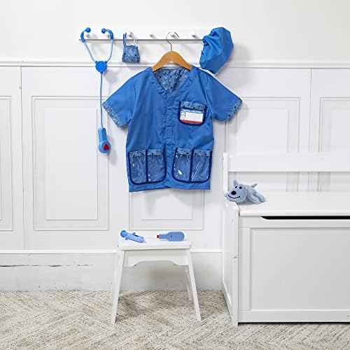 Melissa & Doug Melissa Doug Veterinarian Role Play Costume Dress-Up Set 9 pcs