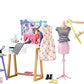 Barbie Fashion Designer Doll 25 Studio Playset