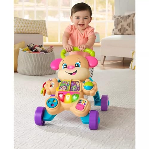 Fisher-Price Baby Toy Laugh Learn Smart Stages Learn with Sis Walker with Music Lights