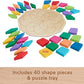 Fisher-Price Wood Preschool Toy Mandala Puzzle