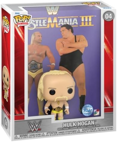 Funko WWE Hulk vs Andre - Hulk Hogan US Pop Vinyl Figure 6.45-Inch Tall Size