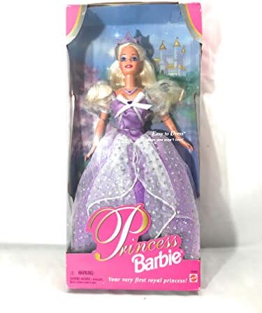 Mattel 1997 Princess Barbie in Purple Dress