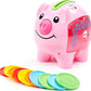 Fisher-Price Baby Toddler Toy Laugh Learn Smart Stages Piggy Bank with Educational Songs