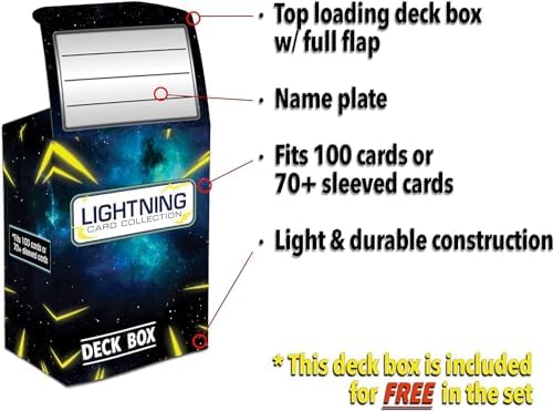 Pokemon 50 Pokemon Cards Plus 1 Ultra Rare Legendary Pokemon Card LCC Deck Box