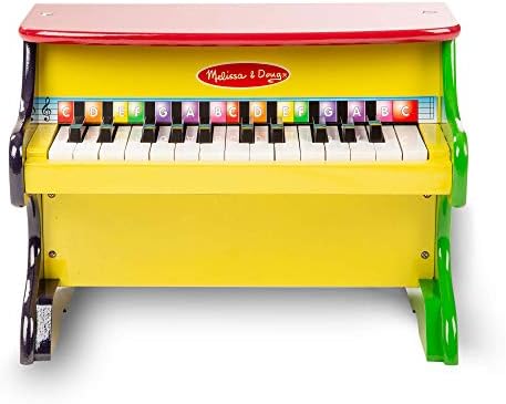 Melissa & Doug Melissa Doug Learn-To-Play Piano With 25 Keys and Color-Coded Songbook Toy
