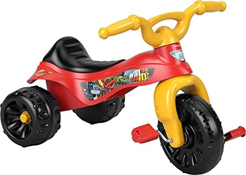 Fisher-Price Toddler Tricycle Harley-Davidson Tough Trike Toy Bike with Handlebar Grips