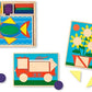 Melissa & Doug Melissa Doug Beginner Wooden Pattern Blocks Educational Toy With 5