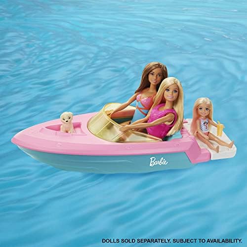 Barbie Boat with Puppy and Themed Fits 3 Doll