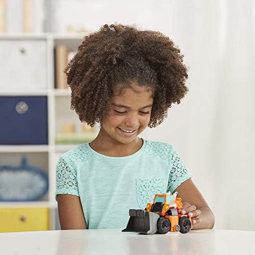 Transformers Playskool Heroes Rescue Bots Academy Wedge The Construction-Bot Converting
