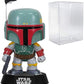 Funko Pop Star Wars Boba Fett 08 Vinyl Bobble-Head Figure Bundled with Pop Box Protector
