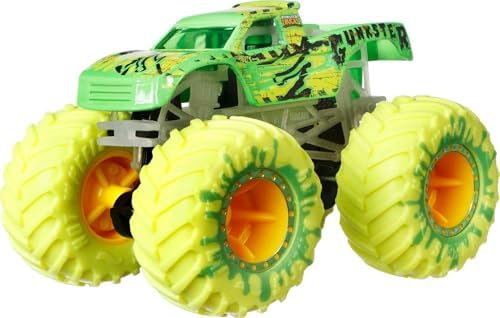 Hot Wheels Toy Monster Trucks 10-Pack Set of 5 Glow in The Dark 164 Scale Trucks 5 GITD 164 Scale Cars Play Vehicle