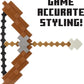 Mattel Minecraft Ultimate Bow Arrow Set with Sounds Kid-Sized Accessory for Pretend Play