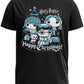 Funko Pop Boxed Tee Harry Potter Holiday - Ron Hermione Harry - XS