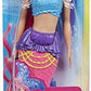 Barbie Dreamtopia Mermaid Doll with Pink Blue Hair Tail Plus Tiara Accessory